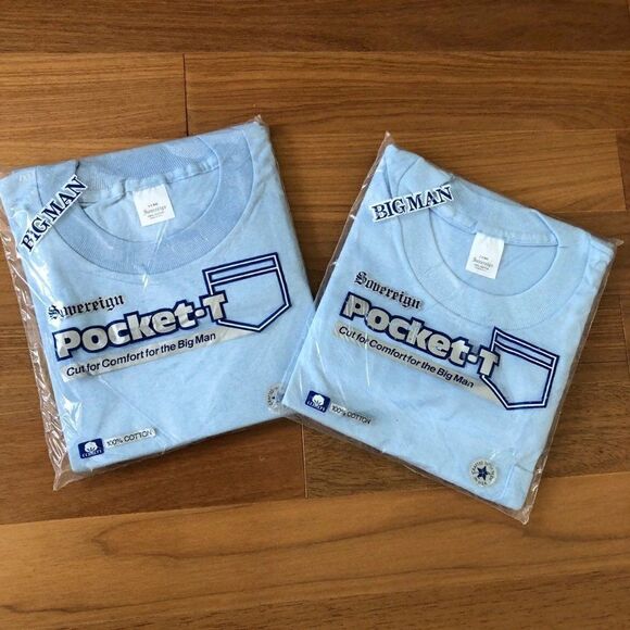 Sovereign Big Man T-shirt 3X Blue - Picture 1 of 3